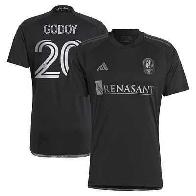 Adidas Anibal Godoy Noir Nashville SC 2023 Man Black Kit Replica Player Jersey