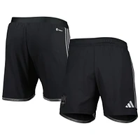 Short adidas noir Nashville SC 2023 extérieur AEROREADY Authentic pour homme