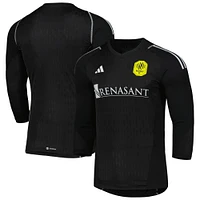 Maillot Nashville SC 2023 Gardien de but à manches longues pour homme adidas Noir