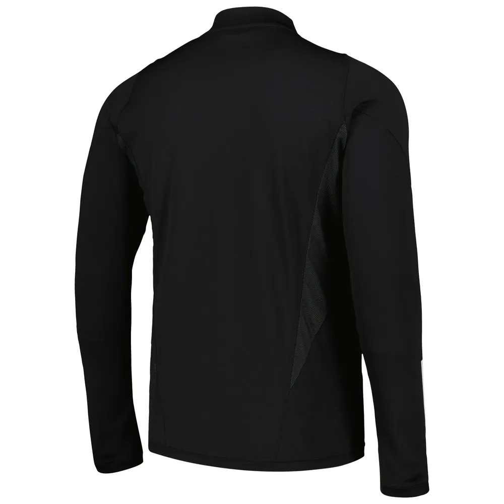 Men's adidas Black Nashville SC 2023 On-Field AEROREADY Full-Zip Training Top