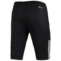 Demi-pantalon d'entraînement sur le terrain adidas Nashville SC 2023 AEROREADY coupe slim pour homme, noir