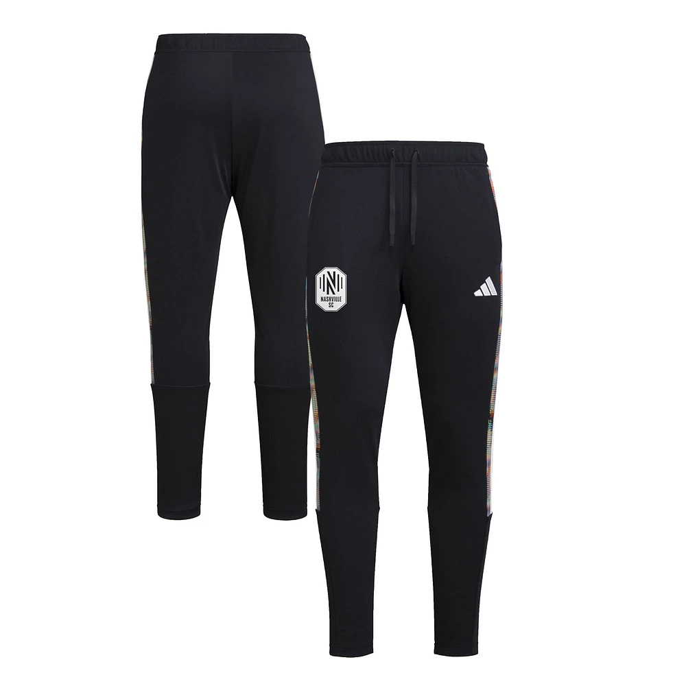 Men's adidas Black Nashville SC 2024 Hispanic Heritage Track Pants