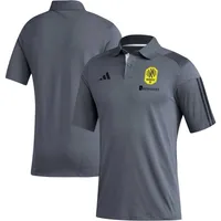 Polo d'entraînement terrain adidas Nashville SC 2023 gris pour homme