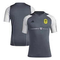 Maillot d'entraînement adidas Nashville SC 2024 AEROREADY pour homme, gris