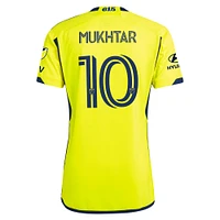 Men's adidas Hany Mukhtar Yellow Nashville SC 2024 The 615 Kit Authentic Player Jersey