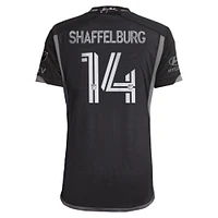 Men's adidas Jacob Shaffelburg Black Nashville SC 2024 Man Kit Authentic Player Jersey