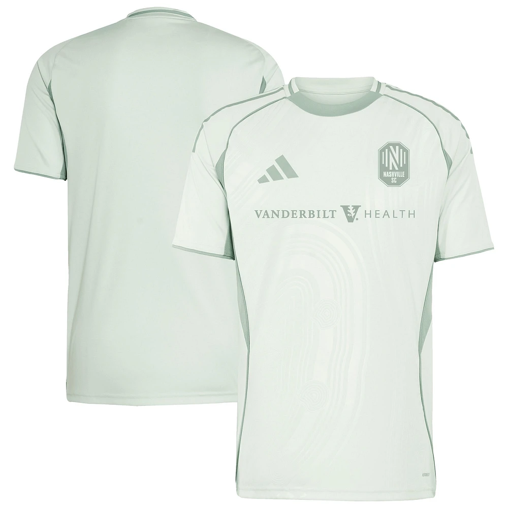 Men's adidas Light Green Nashville SC 2025 One Planet Pre-Match Top