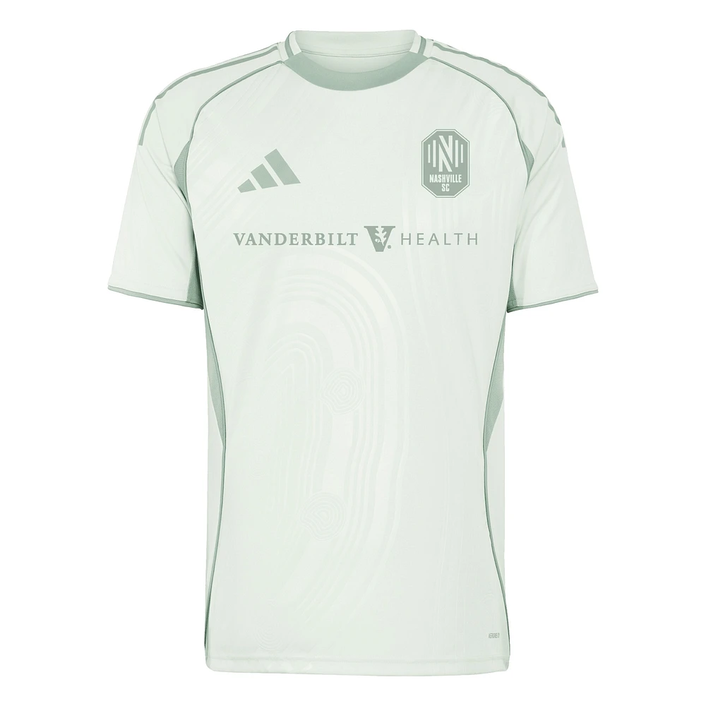 Men's adidas Light Green Nashville SC 2025 One Planet Pre-Match Top