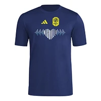 Men's adidas  Navy Nashville SC 2025 Jersey Hook AEROREADY T-Shirt