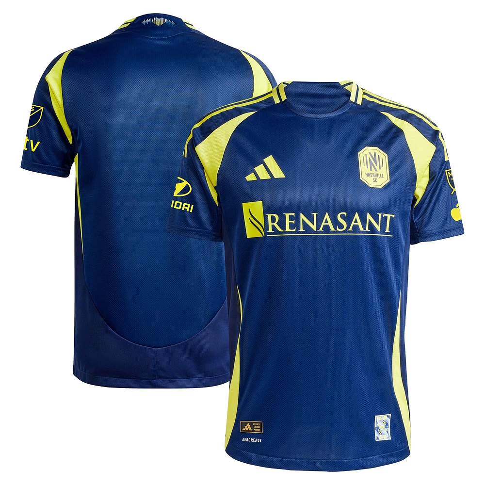 Men's adidas Navy Nashville SC 2025 The Heart Of Kit Authentic Jersey