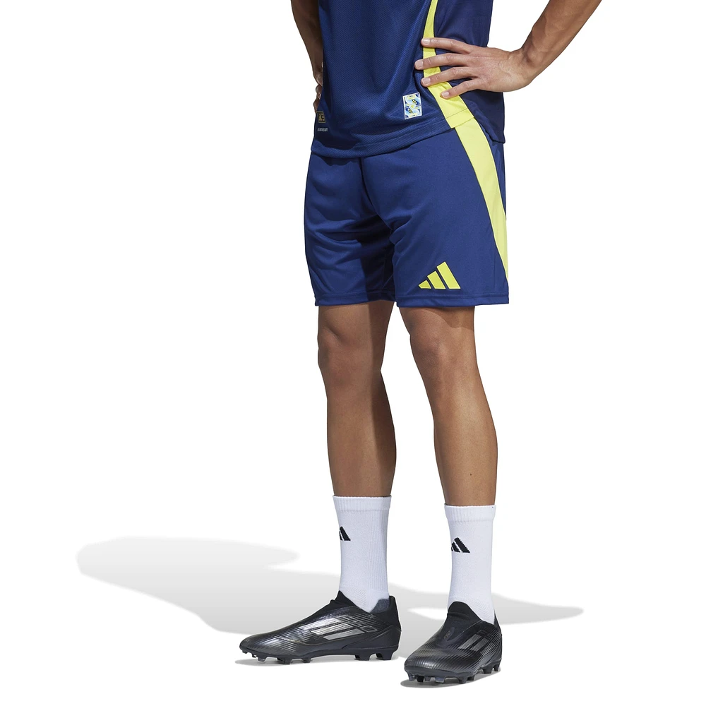 Short adidas bleu marine Nashville SC Away 2025 The Heart of Kit Authentic pour homme