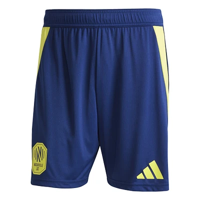 Short adidas bleu marine Nashville SC Away 2025 The Heart of Kit Authentic pour homme