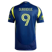 Men's adidas Sam Surridge Navy Nashville SC 2025 The Heart Of Kit Authentic Player Jersey