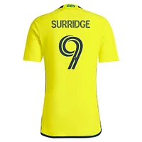 Men's adidas Sam Surridge Yellow Nashville SC 2024 The 615 Kit Replica Player Jersey