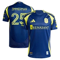 Men's adidas Walker Zimmerman Navy Nashville SC 2025 The Heart Of Kit Authentic Player Jersey