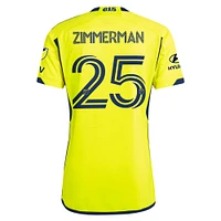 Maillot de joueur authentique adidas Walker Zimmerman Nashville SC 2024 The 615 Kit Jaune pour homme