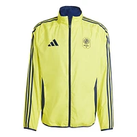 Men's adidas Yellow/Navy Nashville SC 2025 Anthem Reversible Full-Zip Jacket