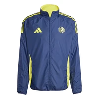 Men's adidas Yellow/Navy Nashville SC 2025 Anthem Reversible Full-Zip Jacket