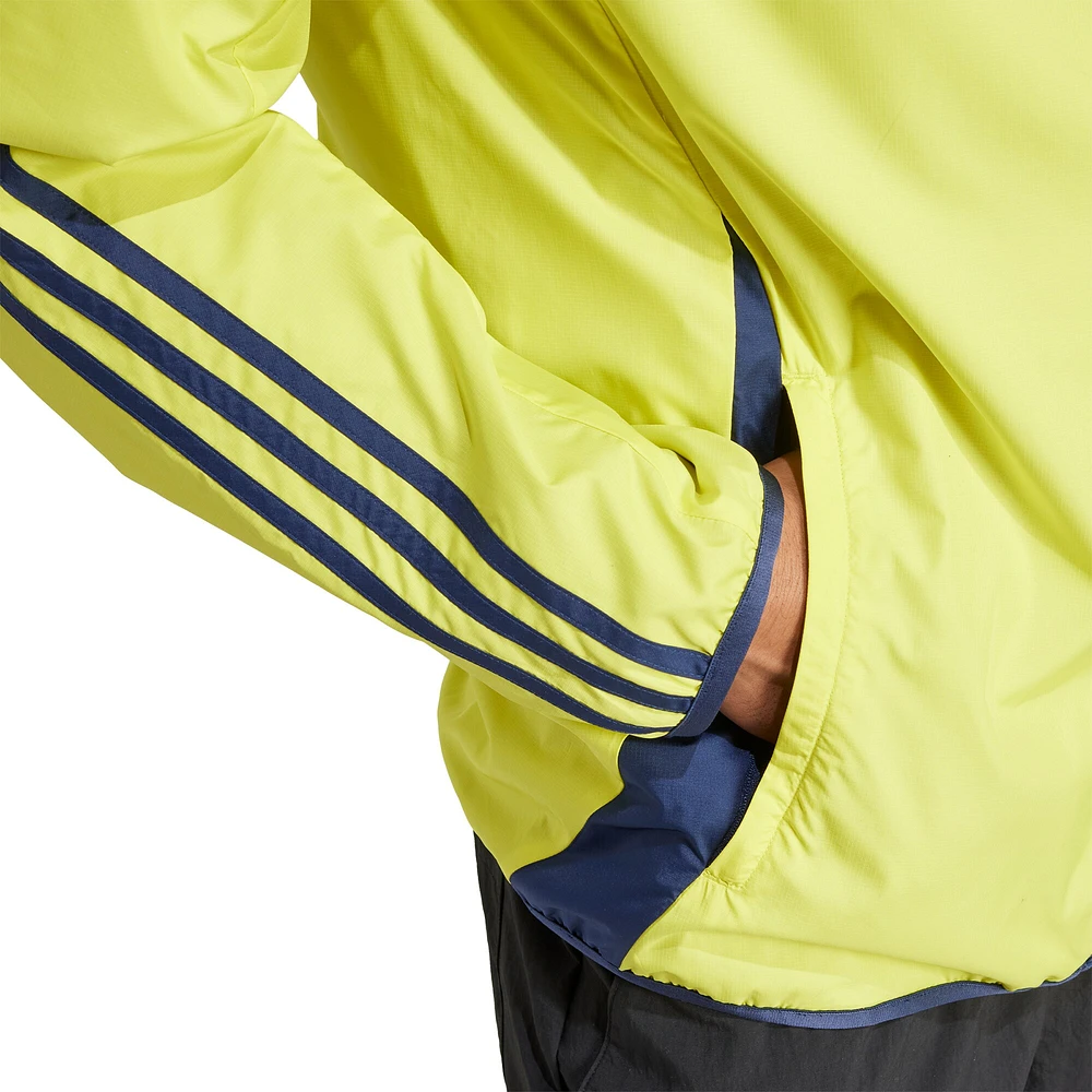 Men's adidas Yellow/Navy Nashville SC 2025 Anthem Reversible Full-Zip Jacket