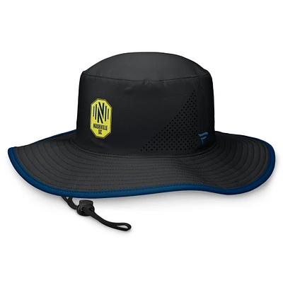 Chapeau bob noir Nashville SC Cinder Boonie de marque Fanatics pour hommes