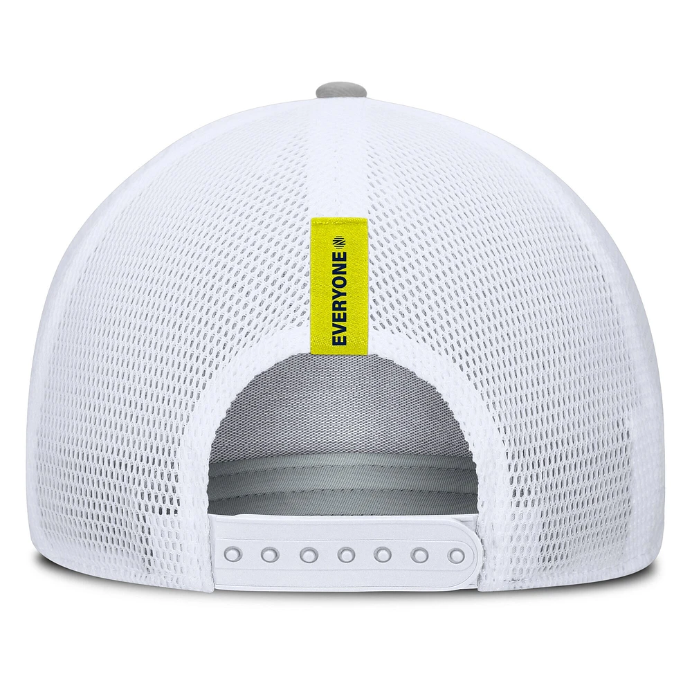 Men's Fanatics Heather Gray Nashville SC Low Block Trucker Adjustable Hat