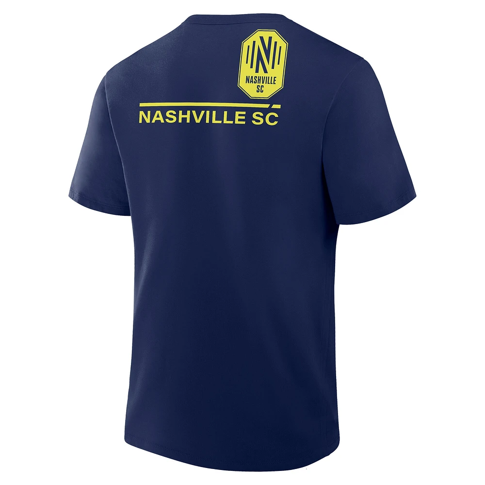 Men's Fanatics  Navy Nashville SC Corner Kick Legacy T-Shirt