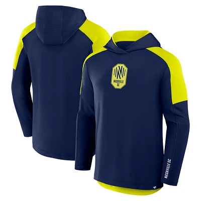 Men's Fanatics Navy Nashville SC Red Card Transitional Pullover Hoodie