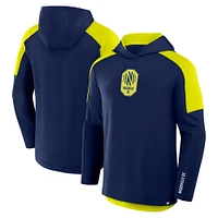 Men's Fanatics Navy Nashville SC Red Card Transitional Pullover Hoodie