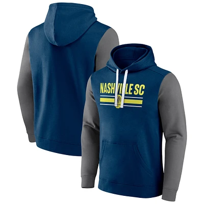 Men's Fanatics Navy Nashville SC To Victory Pullover Hoodie