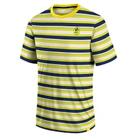 Men's Fanatics Yellow Nashville SC Shot Clock Stripe T-Shirt