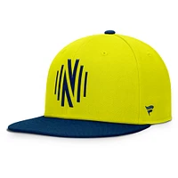 Men's Fanatics Yellow Nashville SC Sitter Snapback Hat