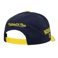 Men's Mitchell & Ness Cream Nashville SC Brushed Off Pro Crown Snapback Hat