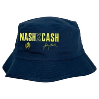 Chapeau pour homme bleu marine Nashville SC x Johnny Cash de Mitchell & Ness