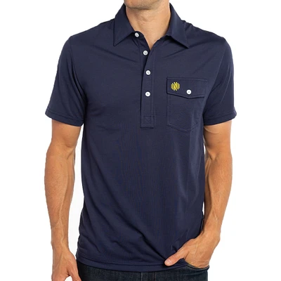 Polo joueur bleu marine Nashville SC pour hommes