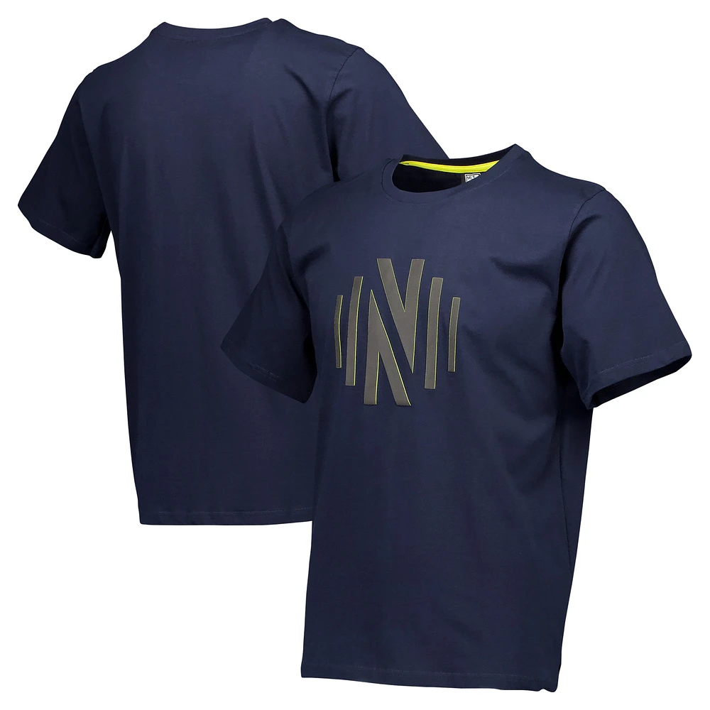 T-shirt décontracté bleu marine avec logo principal Nashville SC pour hommes