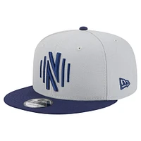 Men's New Era Gray Nashville SC Color Pack Two-Tone 9FIFTY Snapback Hat
