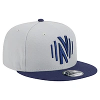Men's New Era Gray Nashville SC Color Pack Two-Tone 9FIFTY Snapback Hat
