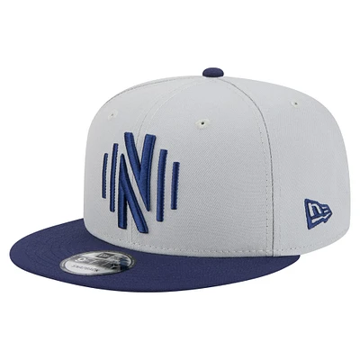 Men's New Era Gray Nashville SC Color Pack Two-Tone 9FIFTY Snapback Hat