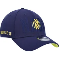 Men's New Era Navy Nashville SC Kick Off 39THIRTY Flex Hat