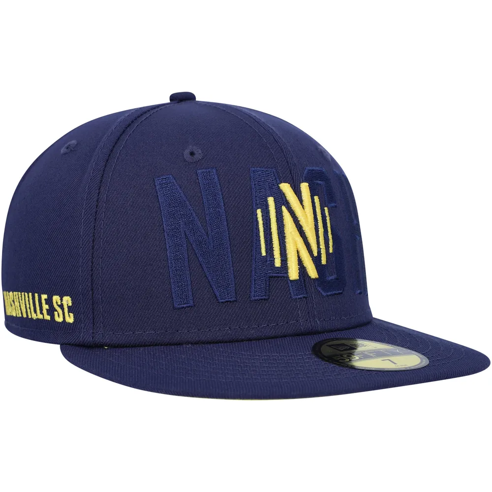 Men's New Era Navy Nashville SC Kick Off 59FIFTY Fitted Hat