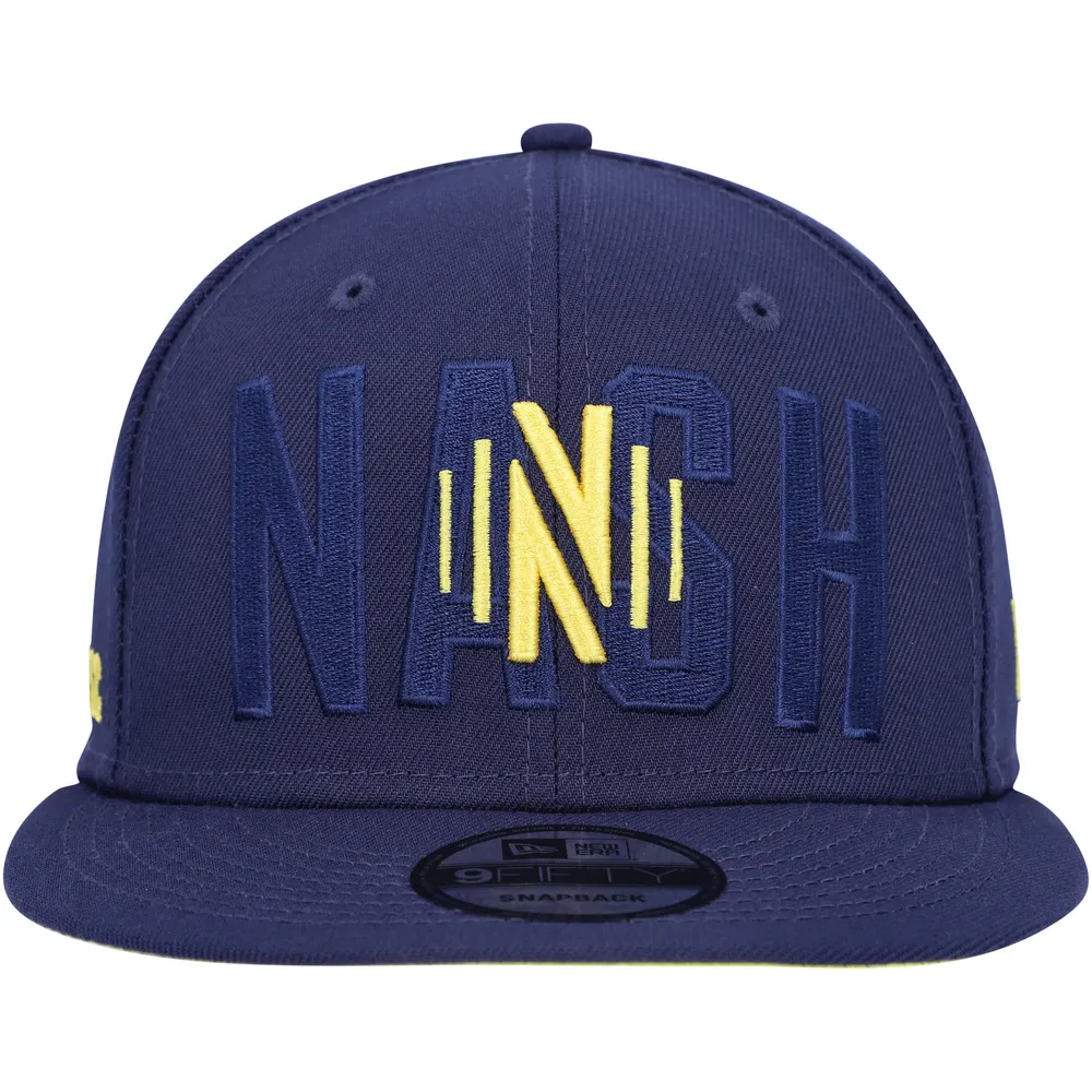 Casquette Snapback Nashville SC Kick Off 9FIFTY New Era pour homme bleu marine