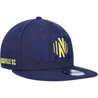 Casquette Snapback Nashville SC Kick Off 9FIFTY New Era pour homme bleu marine