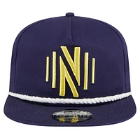 Men's New Era Navy Nashville SC The Golfer Kickoff Collection Adjustable Hat