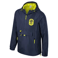 Men's Stadium Essentials Navy Nashville SC Compete Quarter-Zip Jacket
