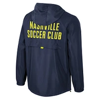 Men's Stadium Essentials Navy Nashville SC Compete Quarter-Zip Jacket