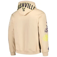 Sweat à capuche en polaire The Wild Collective Tan Nashville SC pour homme