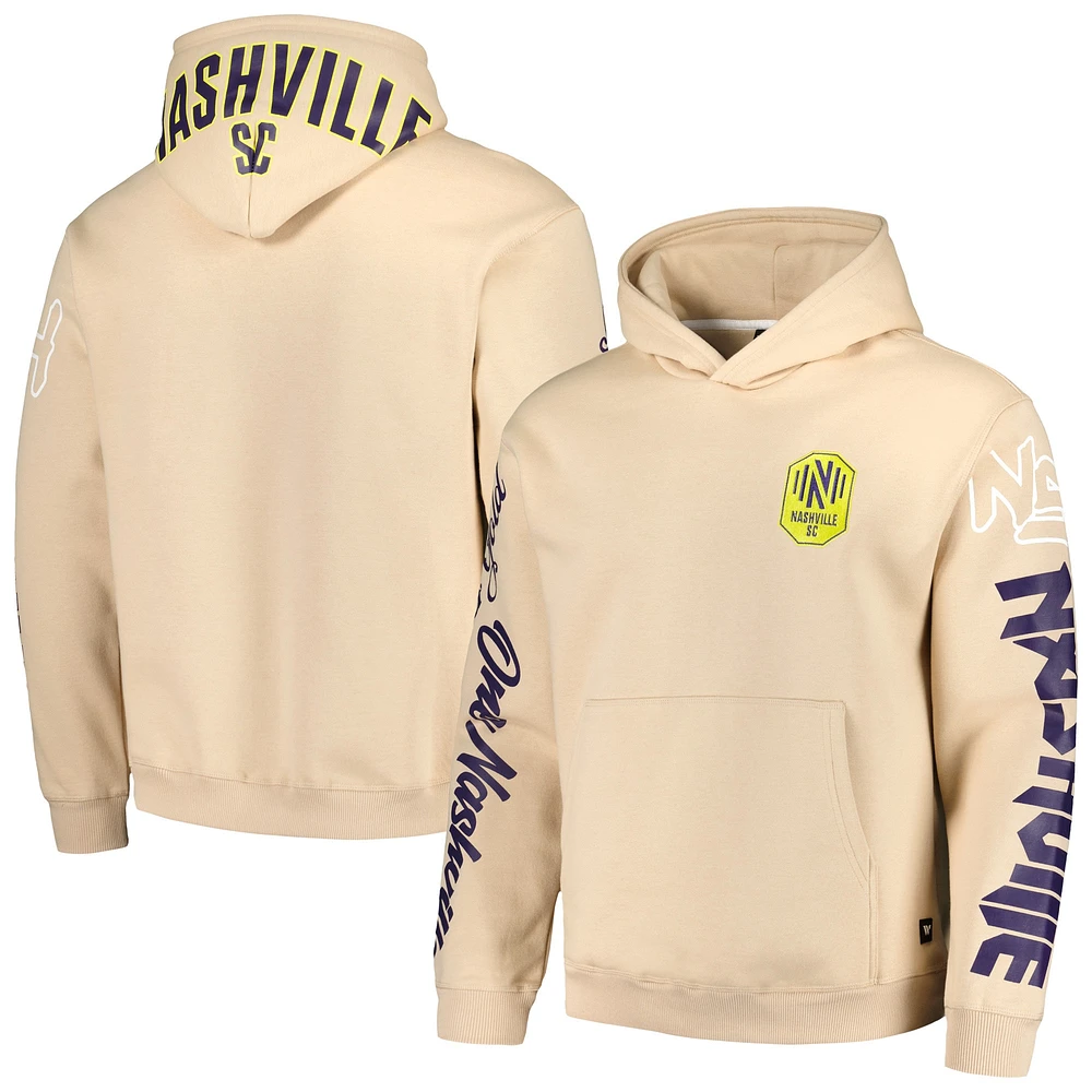 Sweat à capuche en polaire The Wild Collective Tan Nashville SC pour homme