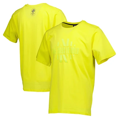 T-shirt décontracté jaune Nashville SC Community pour hommes