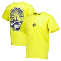 T-shirt décontracté jaune Nashville SC Street Heavy pour hommes