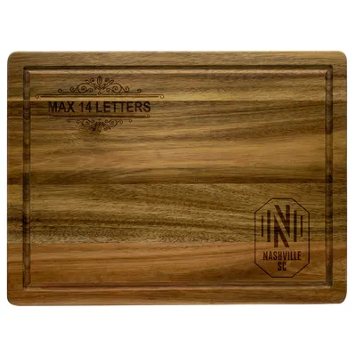 Nashville SC Large Acacia Personalized Cutting & Serving Board